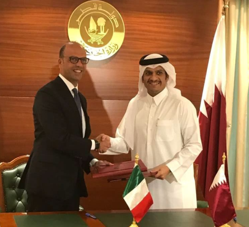 Minister Alfano on mission to Doha