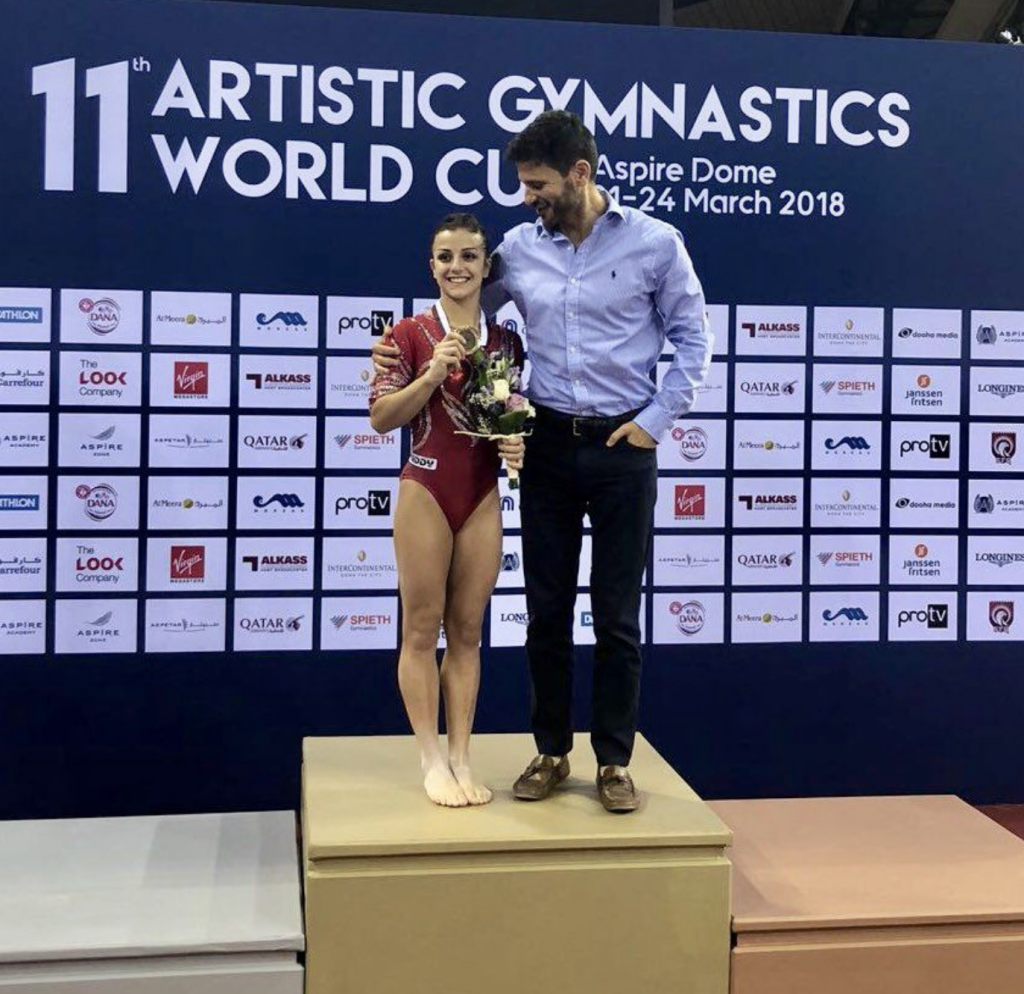 Doha – World Cup: Elisa Meneghini gold medal in floor exercise