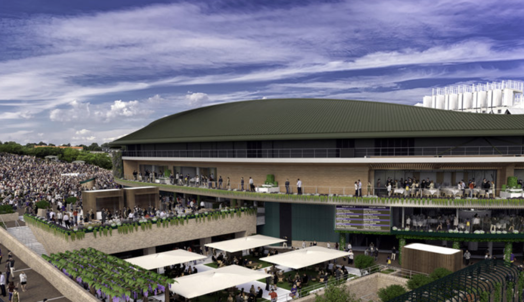 Wimbledon reveals plans for new-look £70m No 1 court