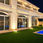 Villa Pool at Night