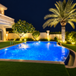 Villa Pool at Night